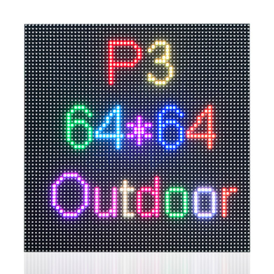 P3 outdoor full color LED display module 192*192mm